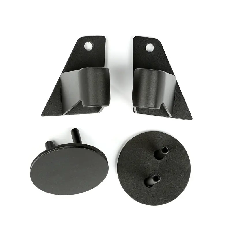 Rugged Ridge 07-18 Jeep Wrangler Jk Textured Black Mirror Relocation Brackets 1