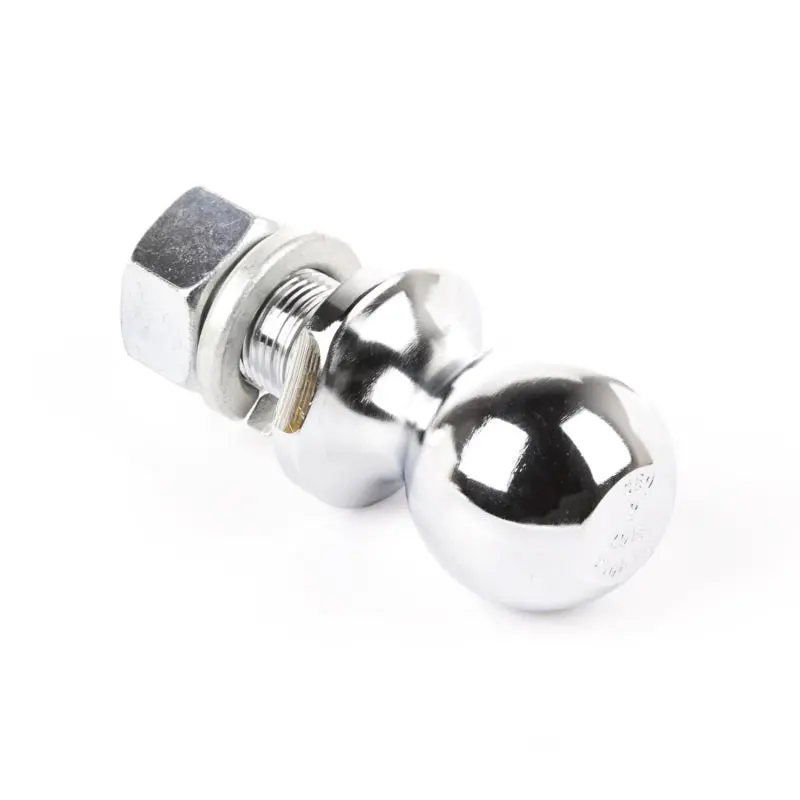 Rugged Ridge 2In Trailer Hitch Ball 1In Dia Shank Chrome 1