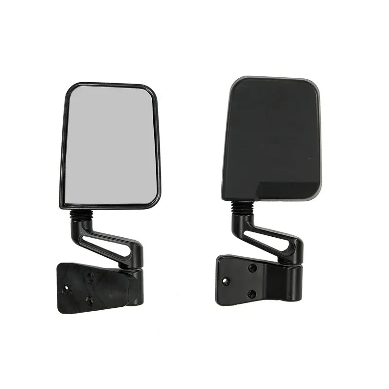 Rugged Ridge 87-02 Jeep Yj/Tj Black Door Mirror Kit 1