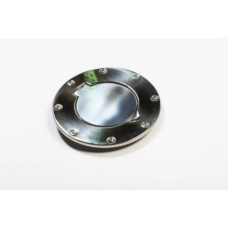 Rugged Ridge 97-06 Jeep Wrangler Tj Stainless Steel Non-Locking Gas Cap Door 1