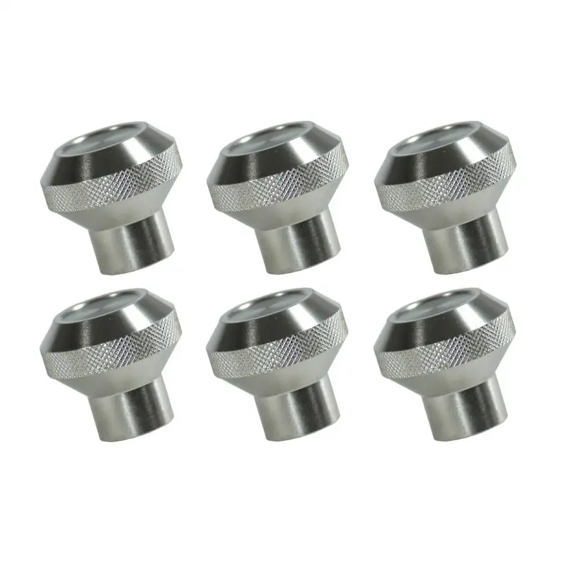 Rugged Ridge Billet Alum Dash Knob Set Alum 76-86 Jeep Cj 1