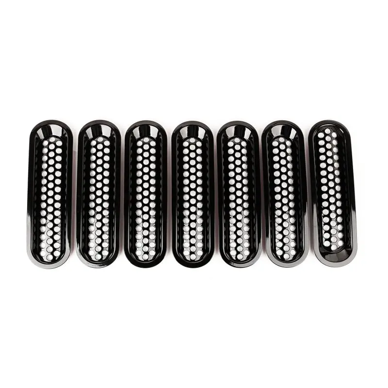 Rugged Ridge Grille Inserts Perforated 07-18 Jeep Wrangler 1