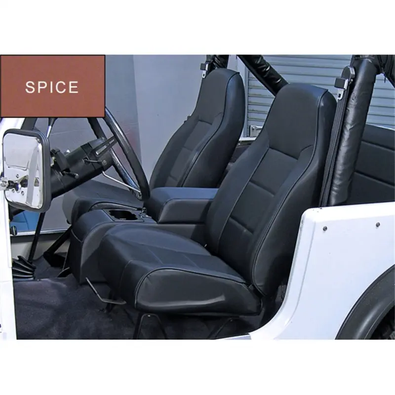 Rugged Ridge High-Back Front Seat Non-Recline Spice 76-02 Cj&Wran 1