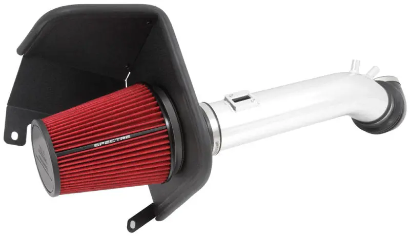 Spectre 14-15 Gm Silverado/Sierra V8-5.3L F/I Air Intake Kit - Polished W/Red Filter 1