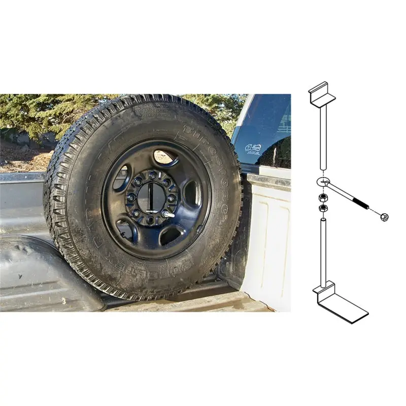 Titan Fuel Tanks Universal Spare Tire Buddy Mounting System 1