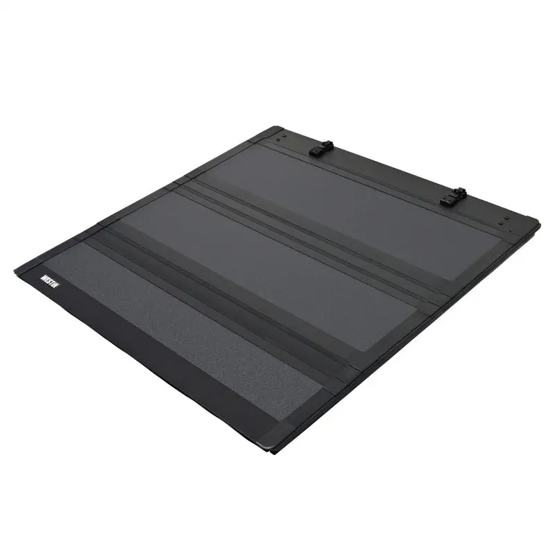 Westin 19-22 Ram 1500 Crew Cab (Excl. Rambox) 5Ft. 7In. Bed Hard Tri-Fold Tonneau Cover - Black 1