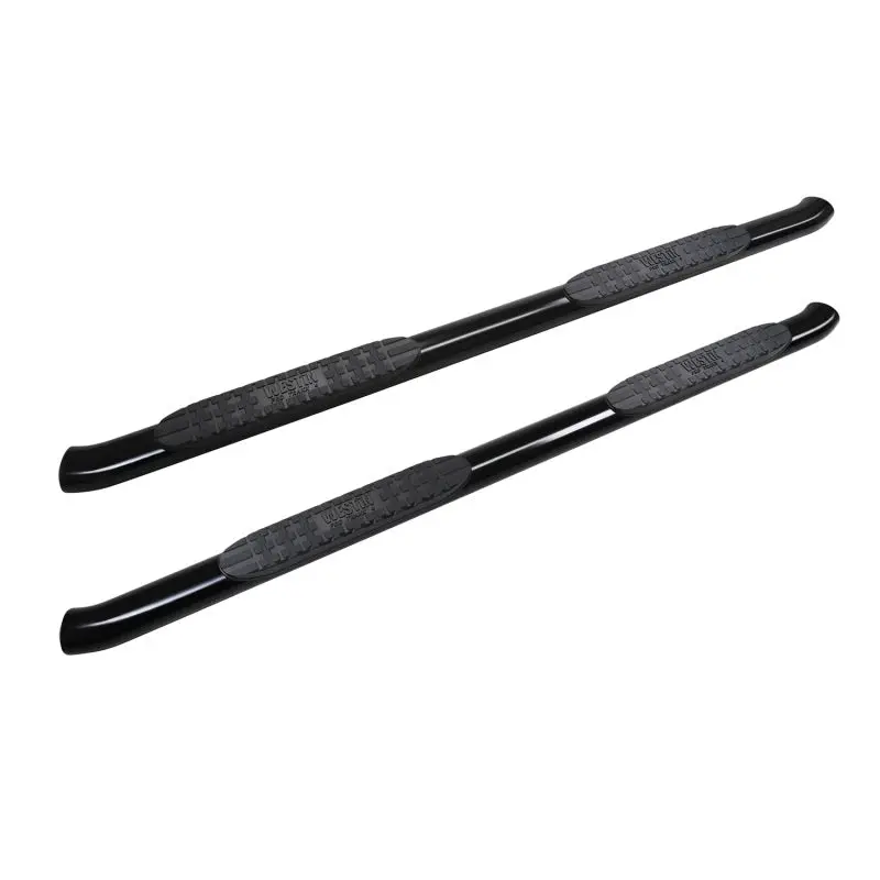 Westin 2019 Chevrolet Silverado/Sierra 1500 Crew Cab Non Ld Pro Traxx 4 Oval Nerf Step Bars - Black 1