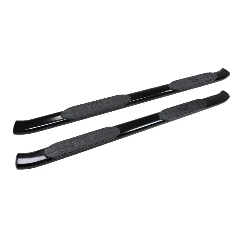 Westin 2019 Chevrolet Silverado/Sierra 1500 Crew Cab Non Ld Pro Traxx 5 Oval Nerf Step Bars - Black 1