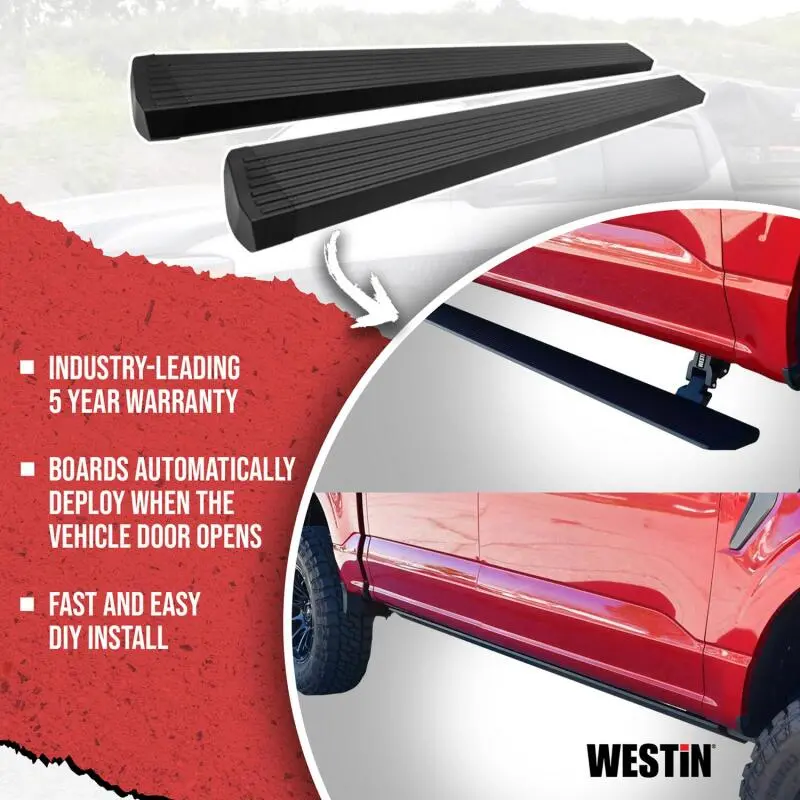 Westin Ram 09-18 Ram 1500 Cc Pro-E Electric Running Boards - Tex. Blk 1