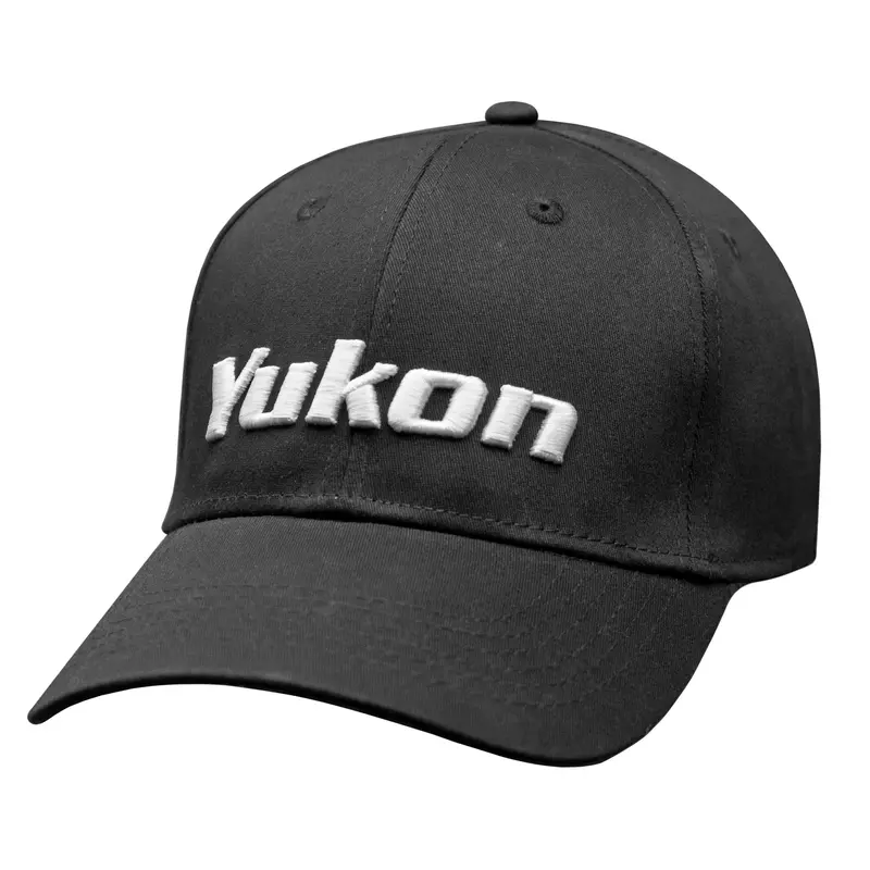 Yukon Black Baseball Hat With White Embroidered Logo At Sexton Offroad In Salt Lake City & Park City, Utah 1
