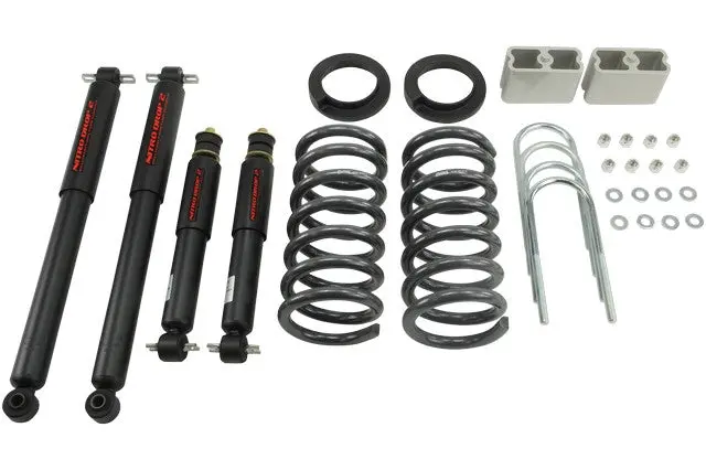 Belltech Nitro Drop 2 Shock Kit – Complete Front And Rear Lowering Suspension System 1