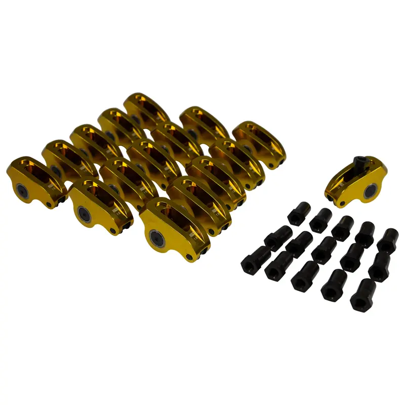 Comp Cams Ultra-Gold Arc Narrow Rocker Arms – 1.6 Ratio, 3/8" Stud Fitment For 1988+ Chevrolet Small-Block V8 1