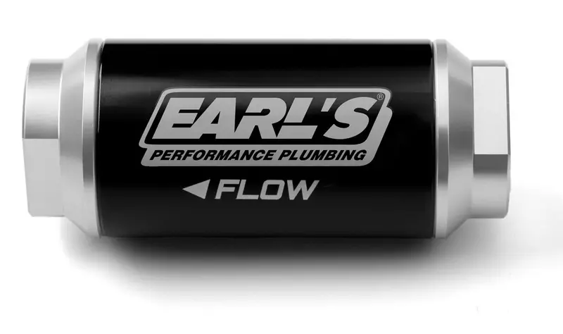 Earl’S 230626Erl Billet Aluminum In-Line Fuel Filter For High-Performance Applications 1