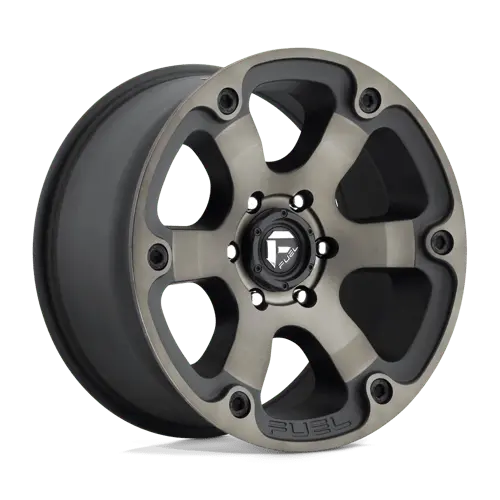 Fuel Off-Road Alloy Wheel: 17X9 Inches, 6X5.5 Bolt Pattern, -12Mm Offset, Matte Black Finish (D56417908345) 1