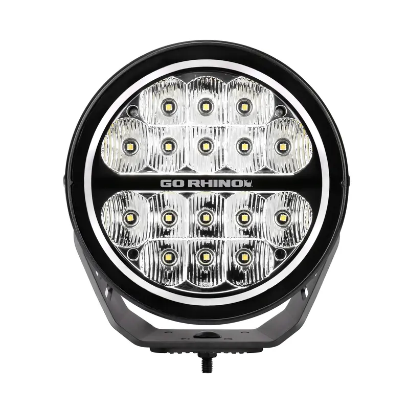 Go Rhino Optimus Led Light Rings – 7-Inch Or 9-Inch Round Drl-Compatible Design 1