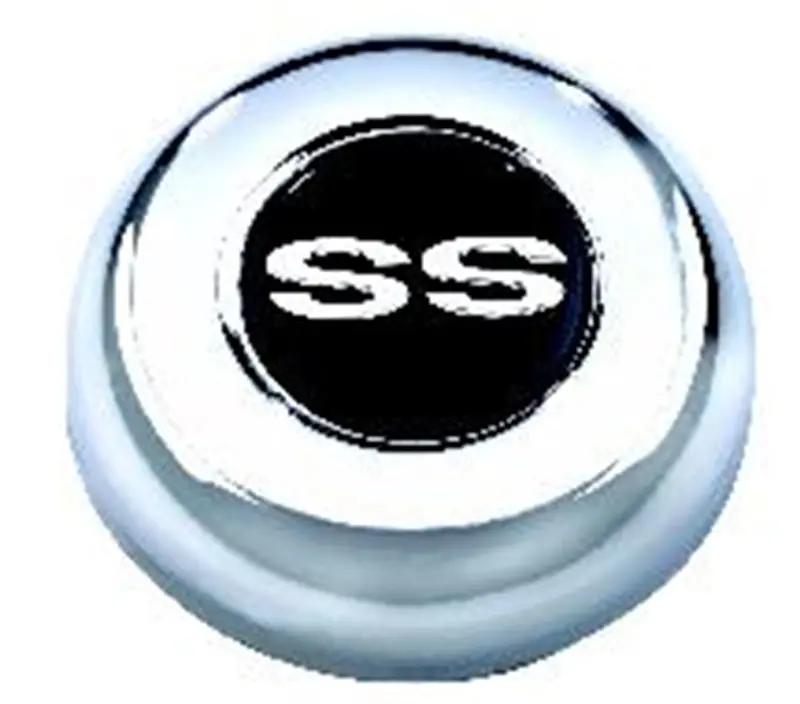 Grant 5629 Chrome Gm-Licensed Horn Button For Ss Super Sport And Classic/Challenger Steering Wheels 1