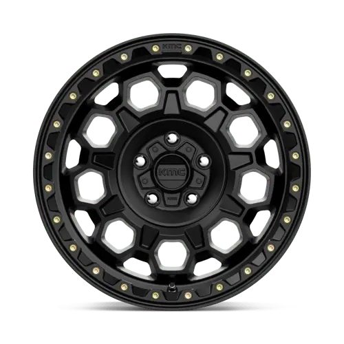 Kmc Km545 17X8 Inch Alloy Wheel – 6X5.5 Bolt Pattern, Matte Black Finish, +20Mm Offset 1