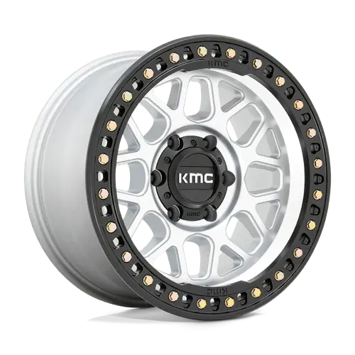 Kmc Machined Black Alloy Wheel: 20X9 Inches, 8X6.5 Bolt Pattern, 0Mm Offset (Km54929080500) 1