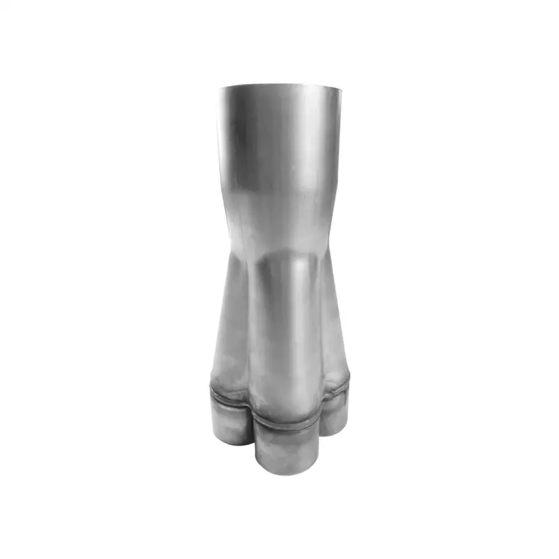 Kooks Custom 304 Stainless Steel Slip-On Collector – 2" X 4", Stamped Merge Design (Model 9909Sm) 1