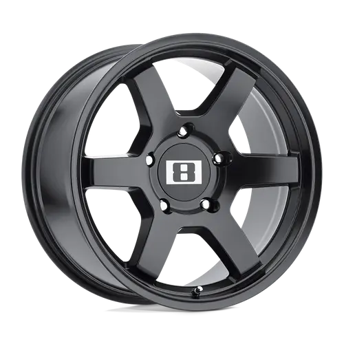 Level 8 Lemk6 Forged Aluminum Wheel – 16X8, 6X5.5", Matte Black Finish (1680Mk6006140M06) 1
