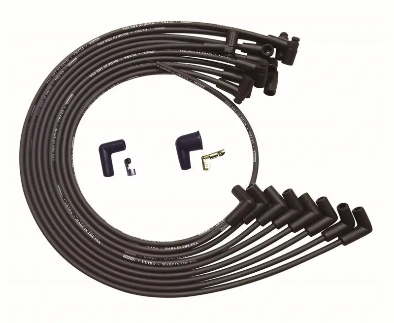 Moroso 51043 Ultra High-Performance Plug Wire Set – Bbc Engine, Under Valve Cover, Black 1