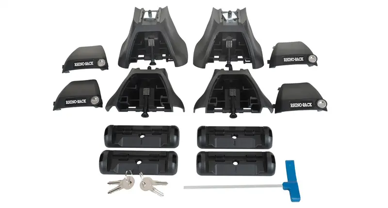 Rhino-Rack Vortex Aero Roof Rack System – Universal Fit, Aerodynamic Crossbar Kit (Model #Ja4050) 1