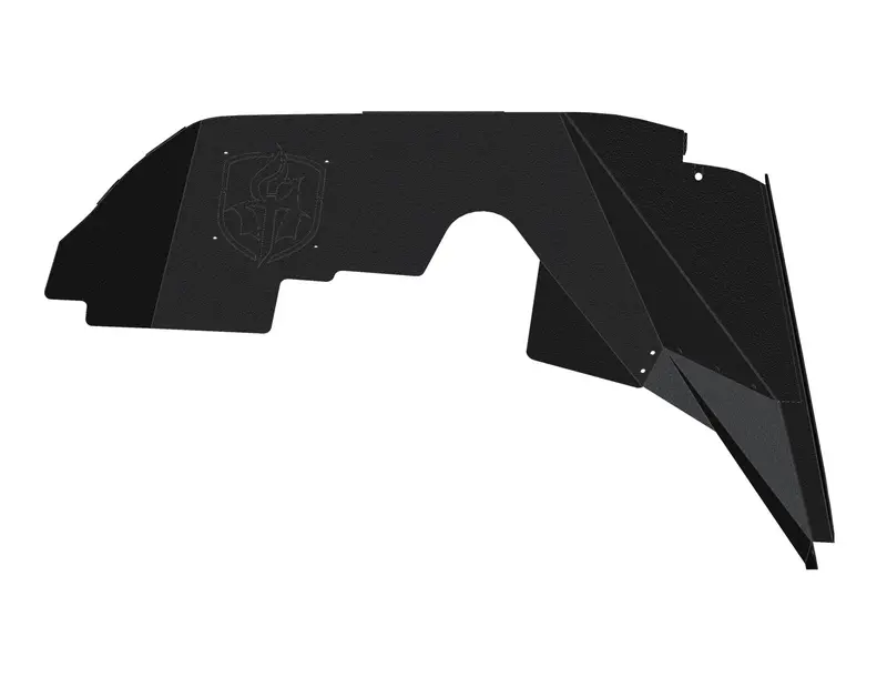 Road Armor Stealth Front Fender Liners – 518Lffsb Black Steel Body Protection 1