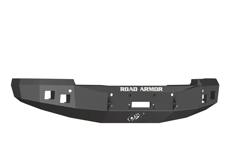 Road Armor Stealth Winch Bumper – Steel Front Bumper With Square Fog Light Cutouts, Satin Black (Model #314R0B) 1