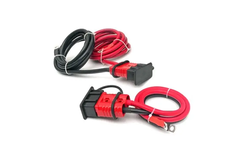 Rough Country Rs107 Quick-Disconnect Winch Power Cable – 7-Foot Heavy-Duty Wiring Harness 1