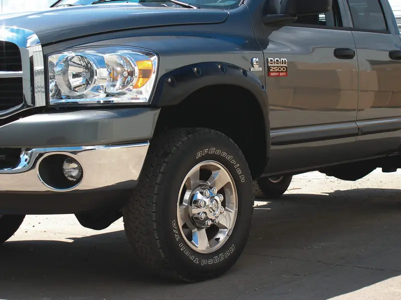 Trailfx Tri-Flex Abs Fender Flares – 2-Inch Tire Coverage, 5-Inch Height, Black (Ffd3002S, Set Of 4) 1