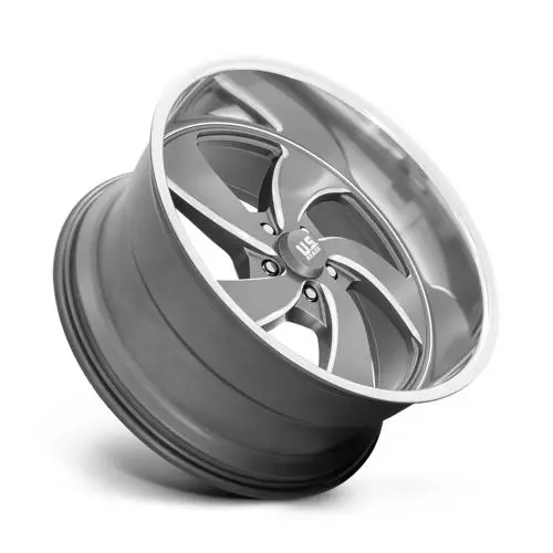 Us Mag U133 Alloy Wheel – 22X10.5”, 5X4.75 Bolt Pattern, Anthracite Mill Finish 1