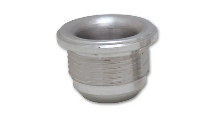 Vibrant Performance 11252 Mild Steel -8An Male Weld Bung – 3/4-16 Sae Thread, 1-Inch Flange Od 1