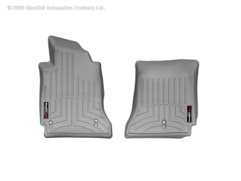 Weathertech 461341 Front Floor Liners – Durable Grey Trim Fit 1