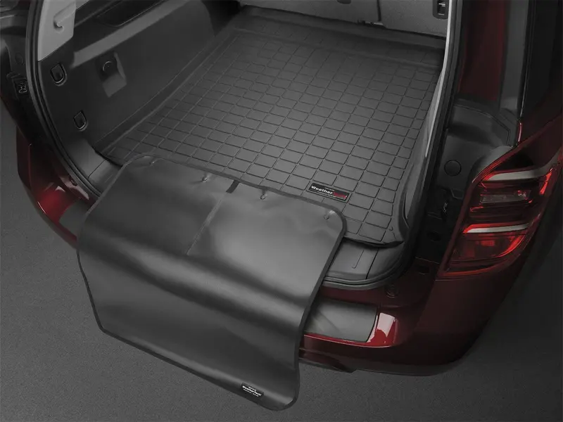 Weathertech Tan Cargo Liner With Rear Bumper Protector – Behind Third-Row Seating 1